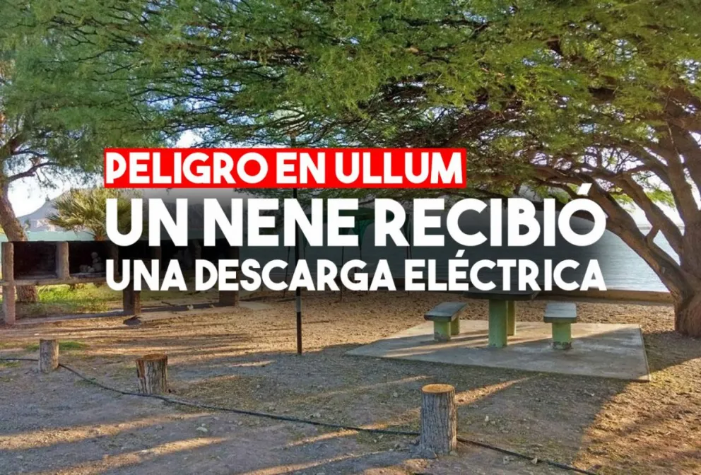 Un nene recibió una descarga eléctrica en el Dique de Ullum