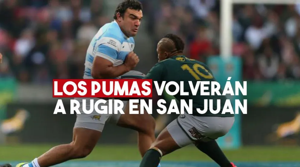 Agenda deportiva 2020: los Pumas jugarán en San Juan contra Sudáfrica