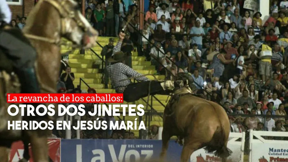 Otros dos jinetes heridos en Jesús Maria