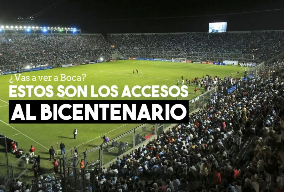 Así es el ingreso al Estadio del Bicentenario
