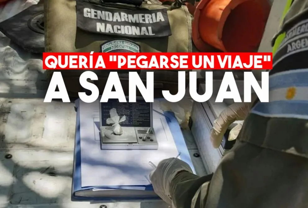 Venía a pasear y traía cocaína