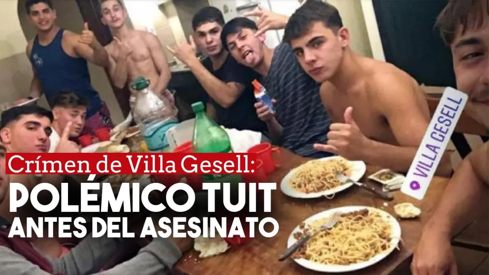 "No falta nada para irnos a romper lo que nos faltó el año pasado", el tuit de uno de los acusados del crímen de Villa Gesell