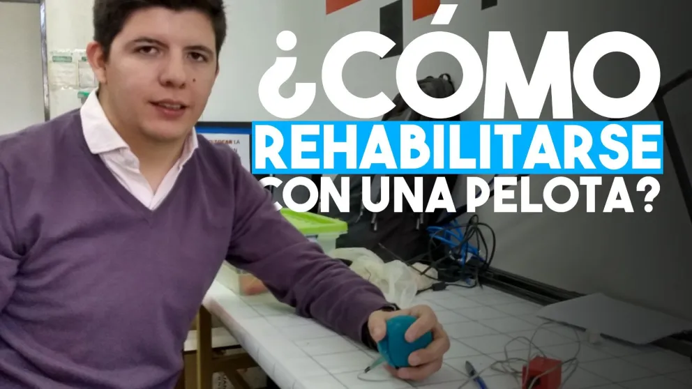 Crearon una pelota inteligente que ayuda a practicar rehabilitaciones