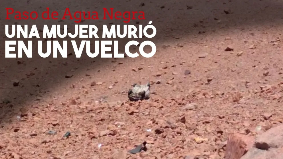 Tragedia en Agua Negra: un vuelco dejó una mujer sin vida y a un hombre grave