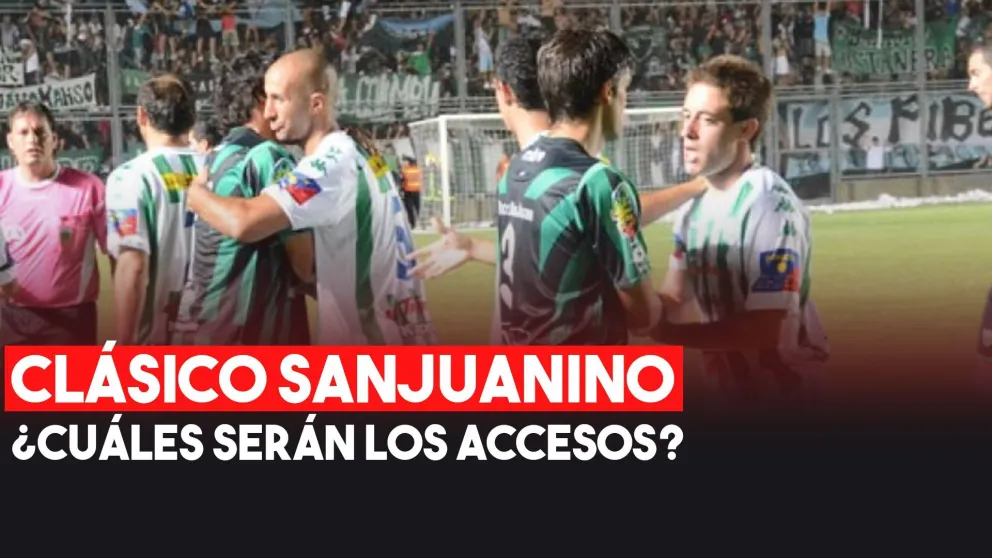 Conocé los ingresos al Bicentenario para asistir al Superclásico sanjuanino