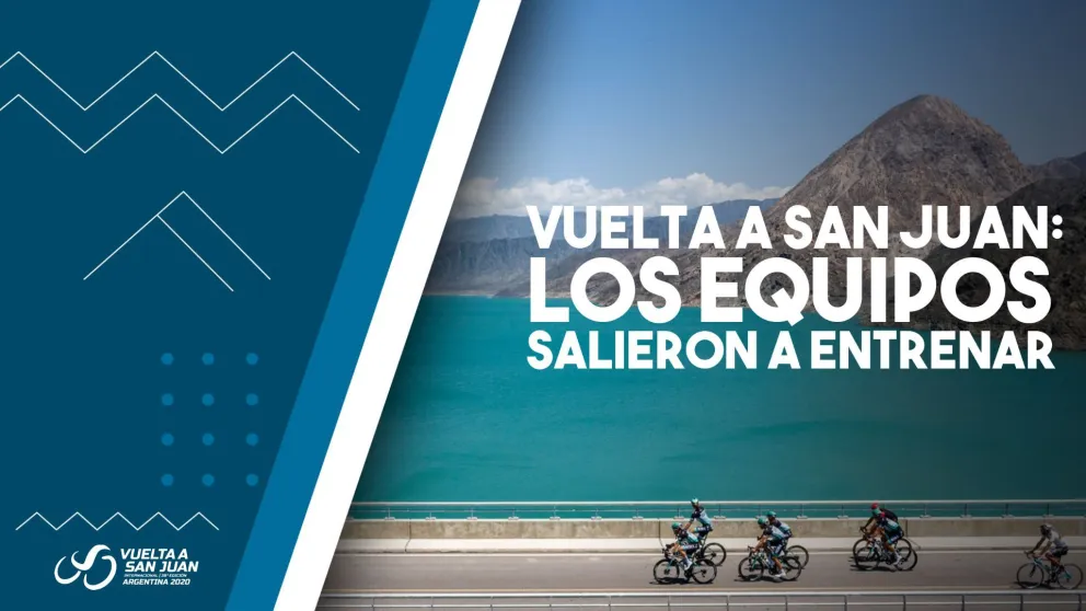 Los equipos de la Vuelta a San Juan salieron a rodar por la Ruta Interlagos
