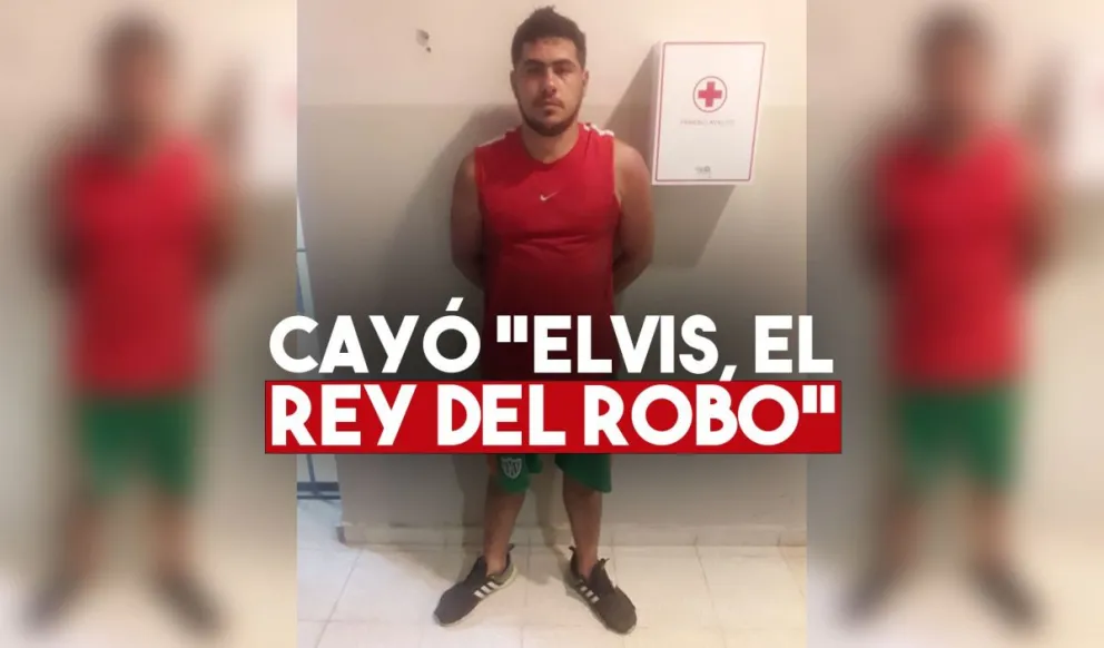 Cayó “Elvis”, un ladrón con amplio prontuario delictivo