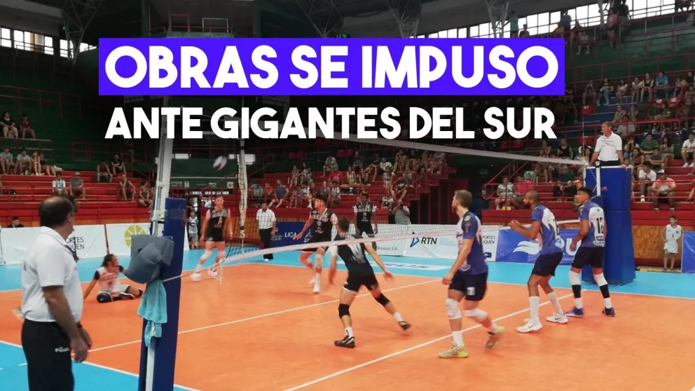 Obras se impuso por 3 a 1 ante Gigantes del Sur en un partidazo