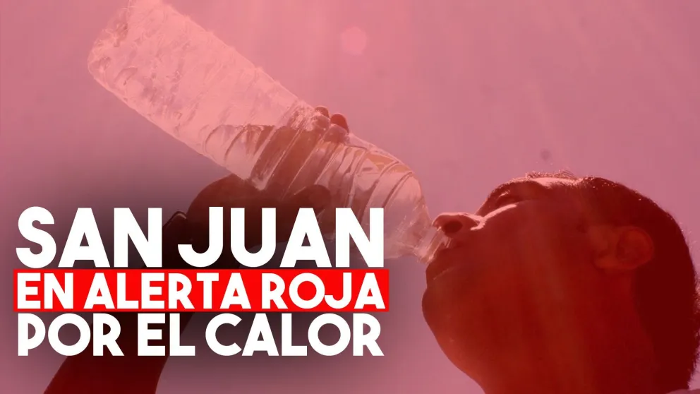 Alerta roja por el calor sanjuanino