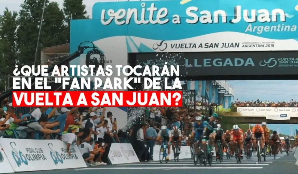 Habrá fan fest de la Vuelta a San Juan con artistas nacionales