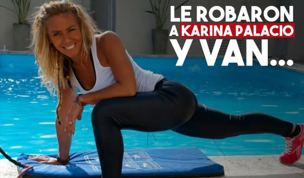 Le robaron de nuevo a Karina Palacio: "15 veces me robaron y hoy otra vez"