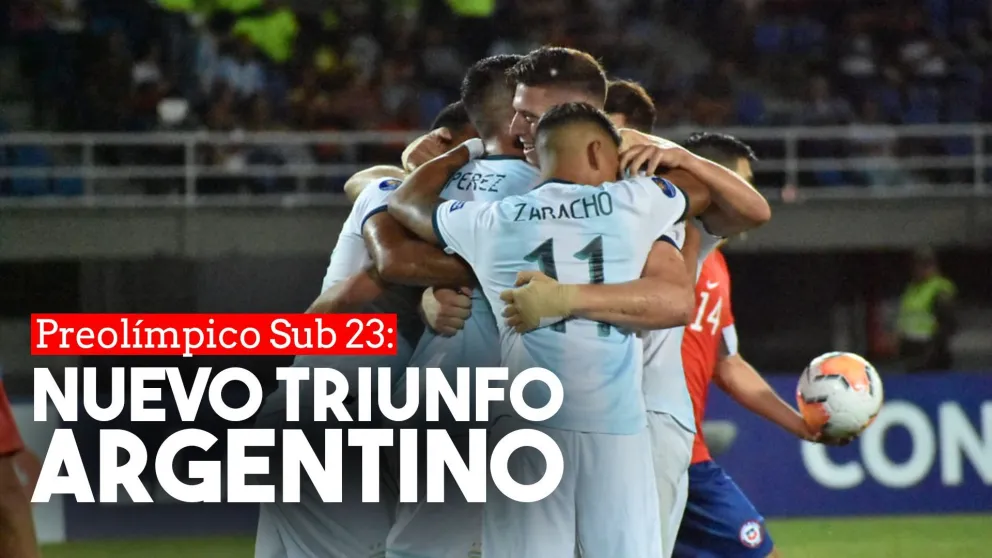 Argentina venció a Chile y quedó primera en su grupo