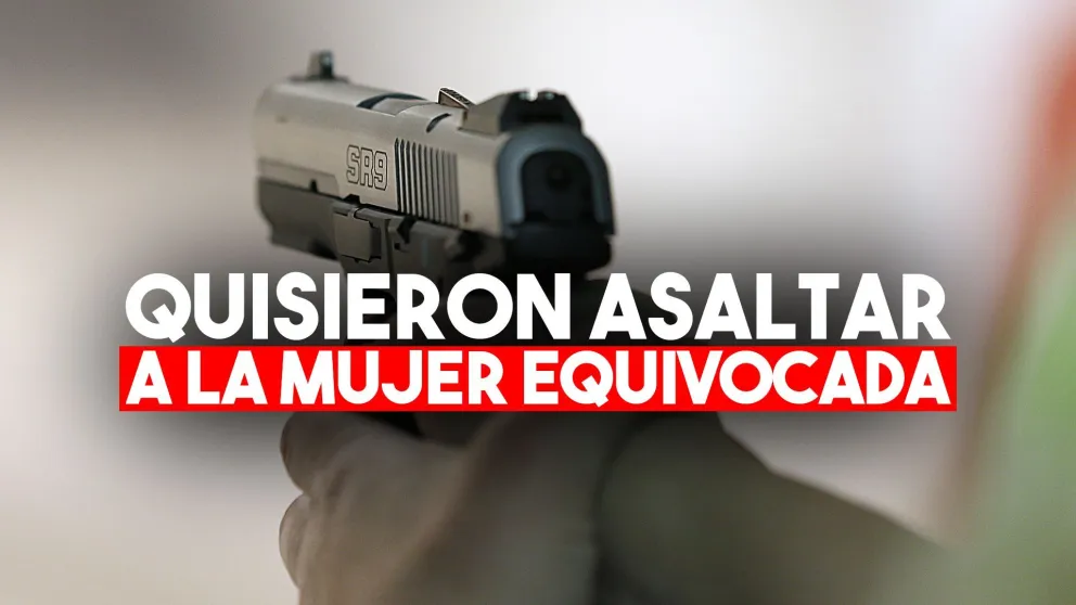 Le quisieron robar a una mujer policía y uno de los delincuentes terminó baleado