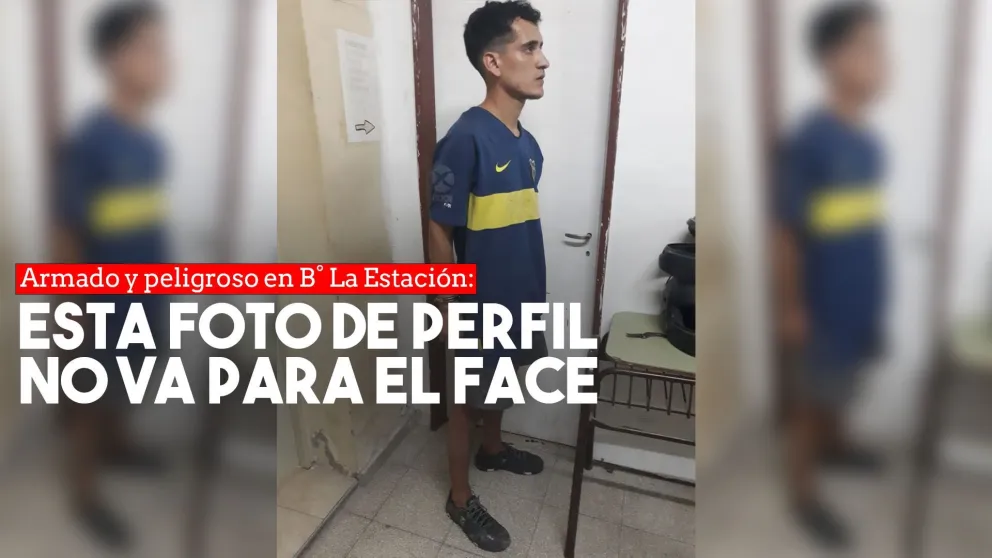 Cayó un peligroso criminal armado y deambulando por el Barrio La Estación