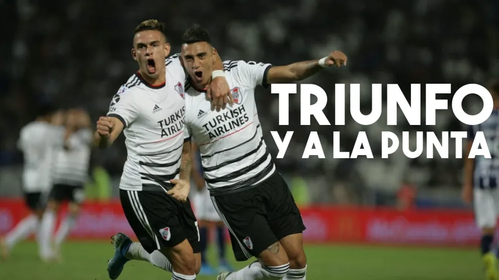 River le ganó a Godoy Cruz y quedó solo en la punta