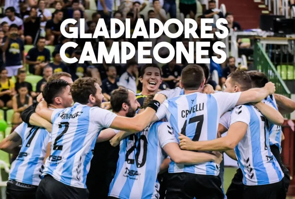 Los Gladiadores vencieron a Brasil y consiguieron el título del Premundial