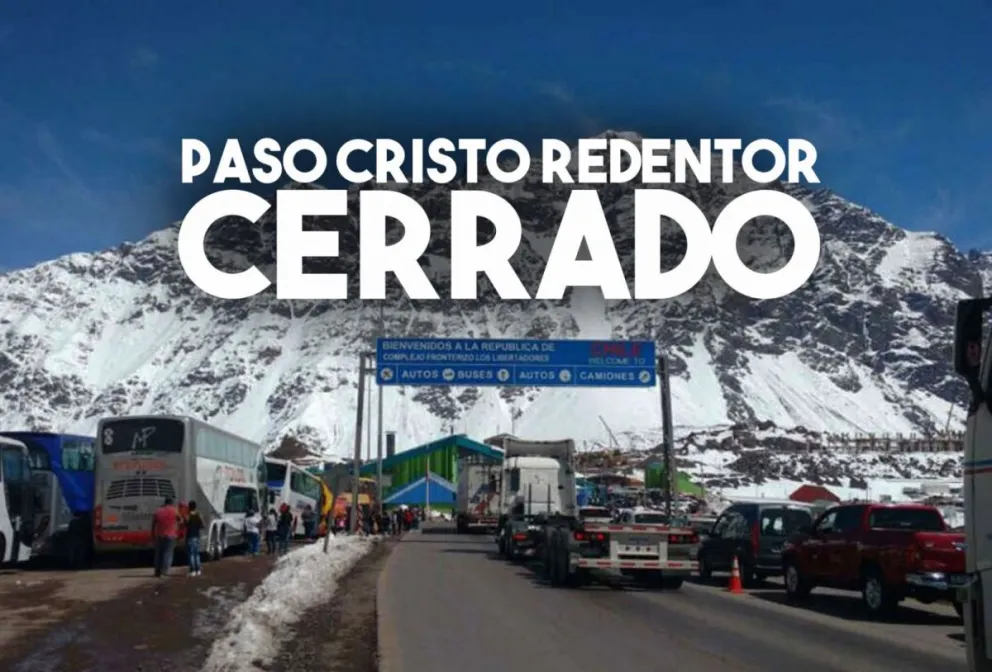 El Paso Cristo Redentor estará cerrado lunes y martes