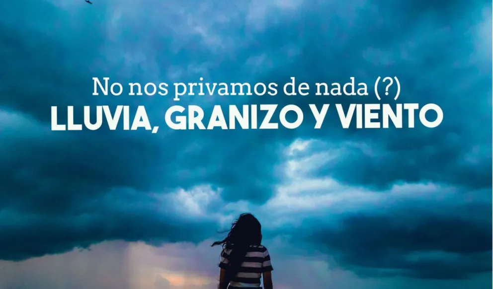 Lluvia, viento y granizo: alertas para estos días y para arrancar la semana
