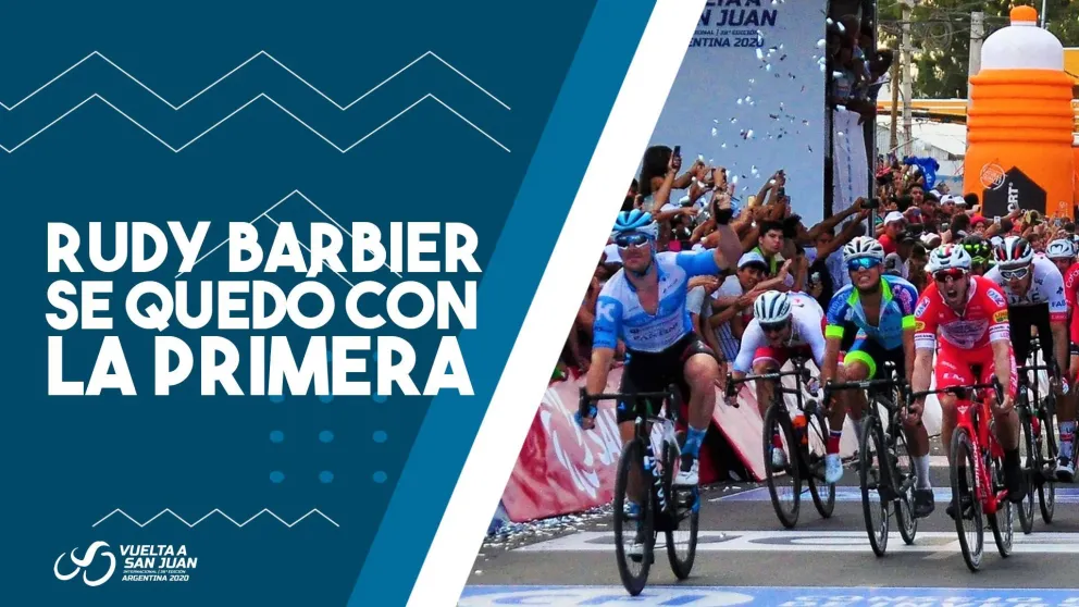 Rudy Barbier el ganador de la primera etapa