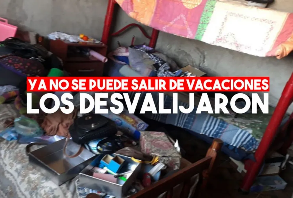 Les desvalijaron la casa mientras estaban de vacaciones
