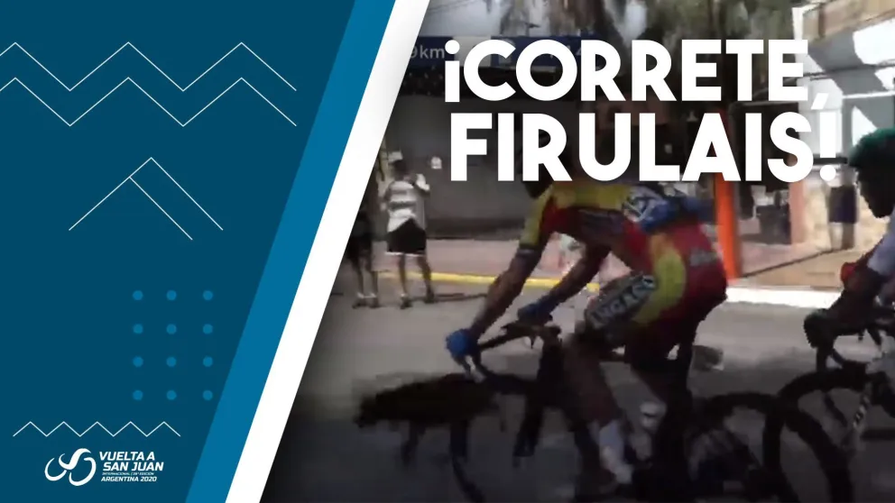 Un perro se atravesó y provocó la caída de ciclistas