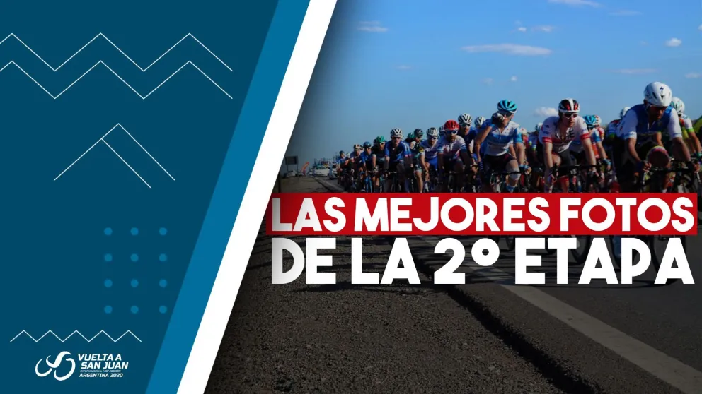 Las mejores fotos de la Segunda Etapa de la Vuelta a San Juan 2020