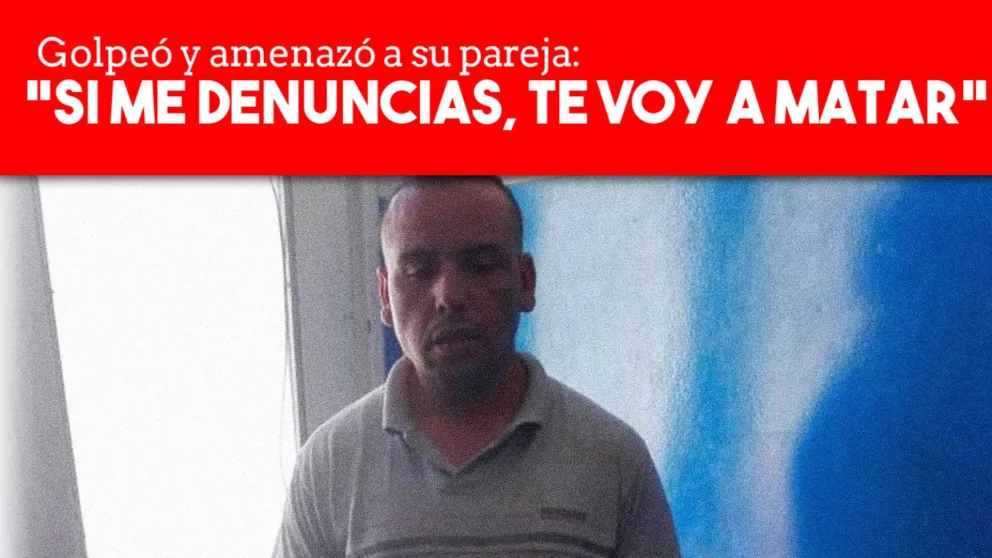 Golpeó brutalmente a su pareja y la amenazó con quitarle los hijos y matarla
