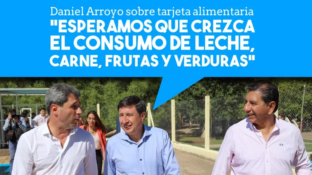 Daniel Arroyo en San Juan: " Esperemos que los comercios ayuden con las promociones"