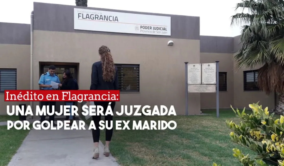 Primera vez en la historia de Flagrancia: una mujer será juzgada por agredir a su ex pareja