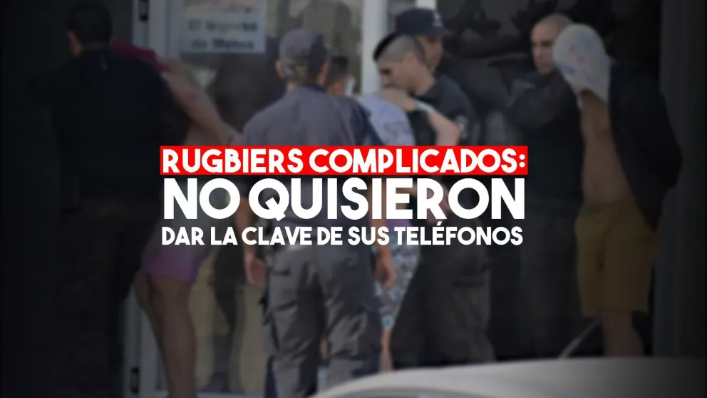 Los rugbiers se negaron a entregar las claves de acceso de sus iPhone