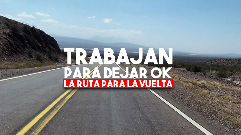 Por las lluvias, trabajan para dejar en condiciones la ruta en Jáchal para la Vuelta a San Juan