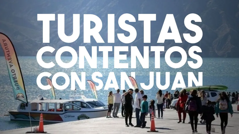 Los turistas, conformes con San Juan