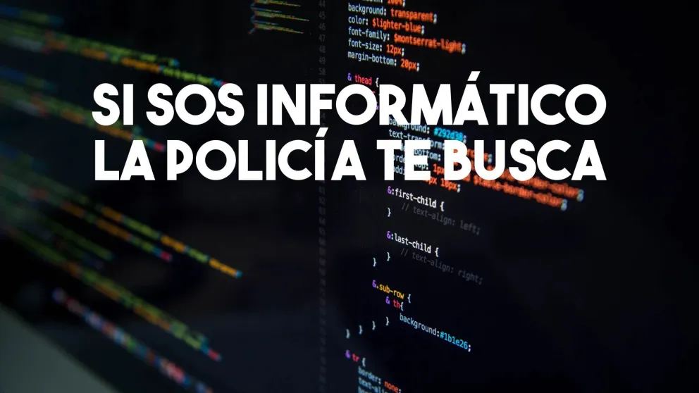 Si la informática es lo tuyo, mandá tu CV a la Policía de San Juan