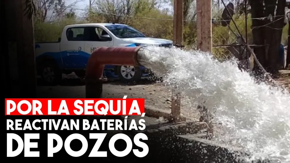 Por la sequía, pondrán en funcionamiento 50 perforaciones