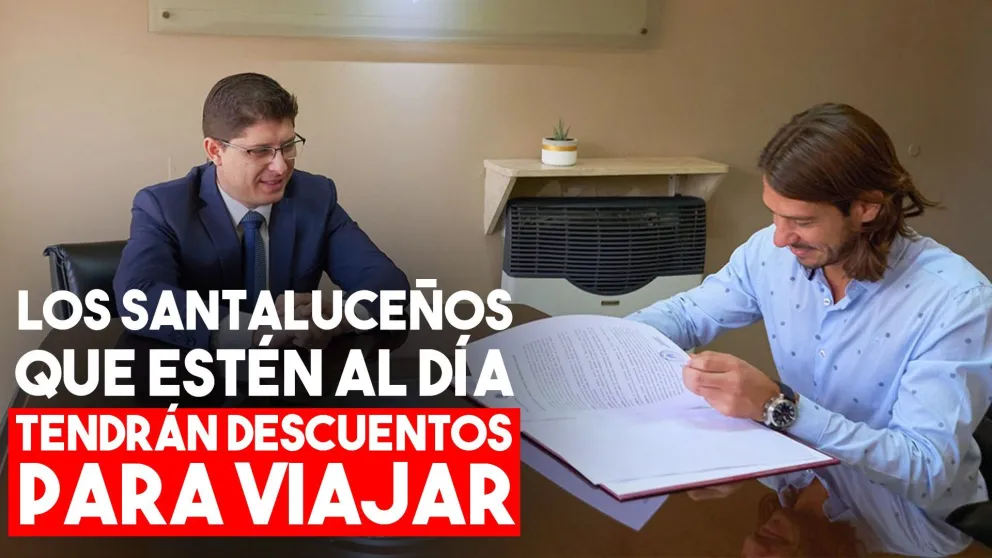 Los santaluceños que estén al día con el municipio tendrán descuentos para viajar