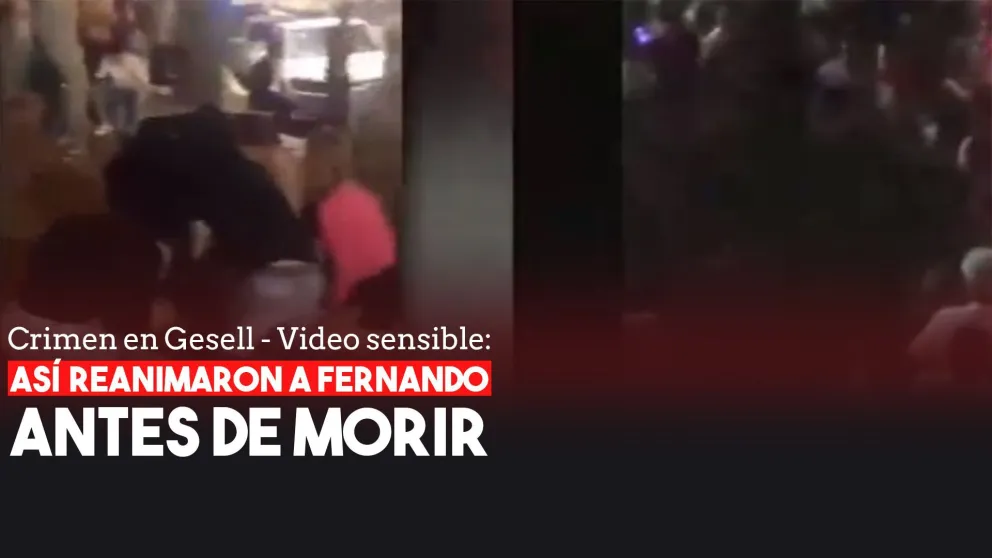 Crimen de Villa Gesell: así intentaron reanimar a Fernando antes de morir