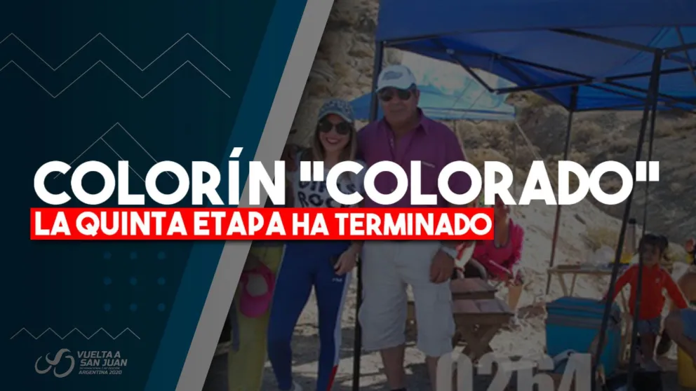 La gente coloreó la quinta etapa de la Vuelta a San Juan