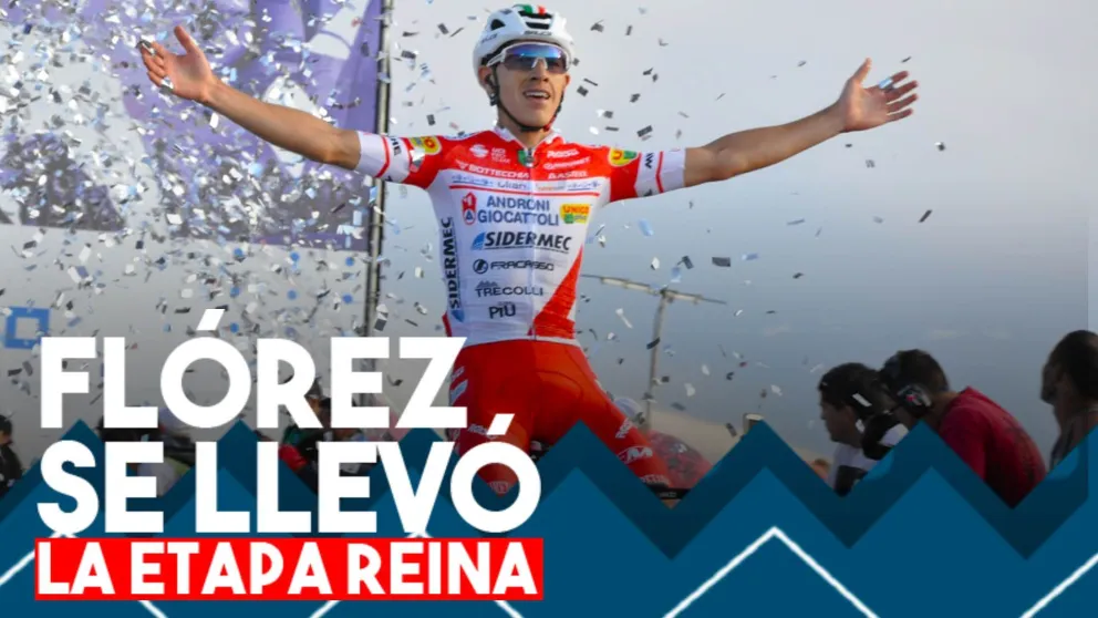 El colombiano Miguel Flórez ganó la etapa reina en Vuelta a San Juan