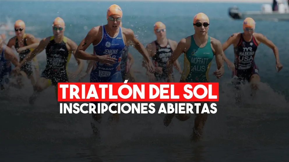 Ya están abiertas las inscripciones para el Triatlón del Sol en Capital