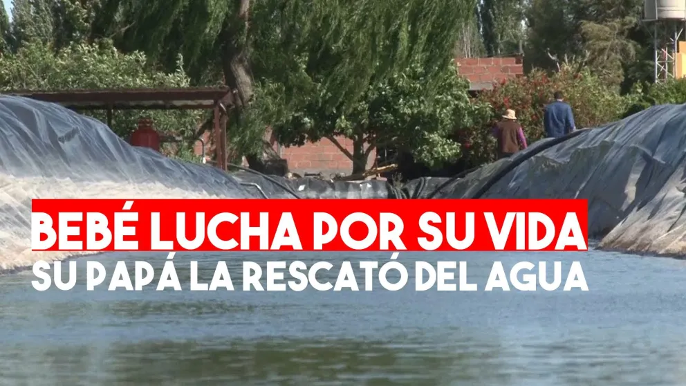 Una beba cayó a un reservorio de agua: está en Terapia Intensiva