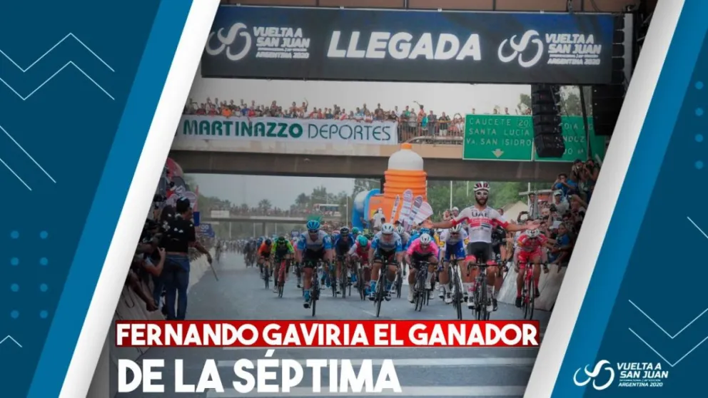 Fernando Gaviria es el ganador de la séptima y última etapa