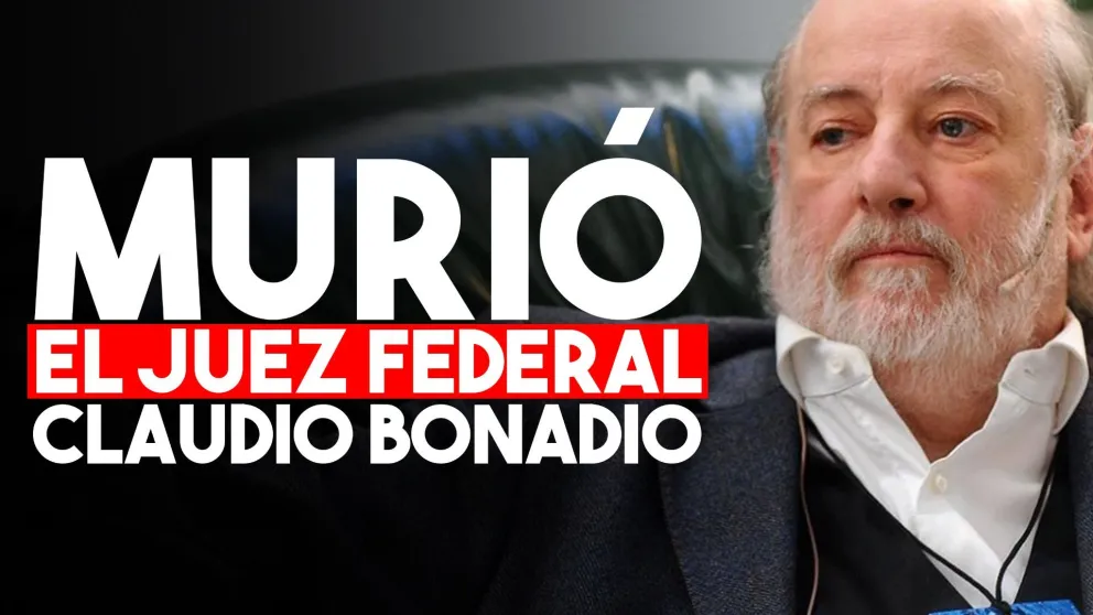 Murió el juez federal Claudio Bonadio