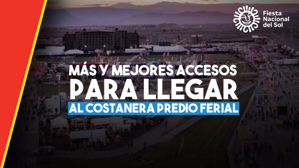 Mejoran calles y analizan abrir otras vías de acceso al Predio Ferial de Chimbas