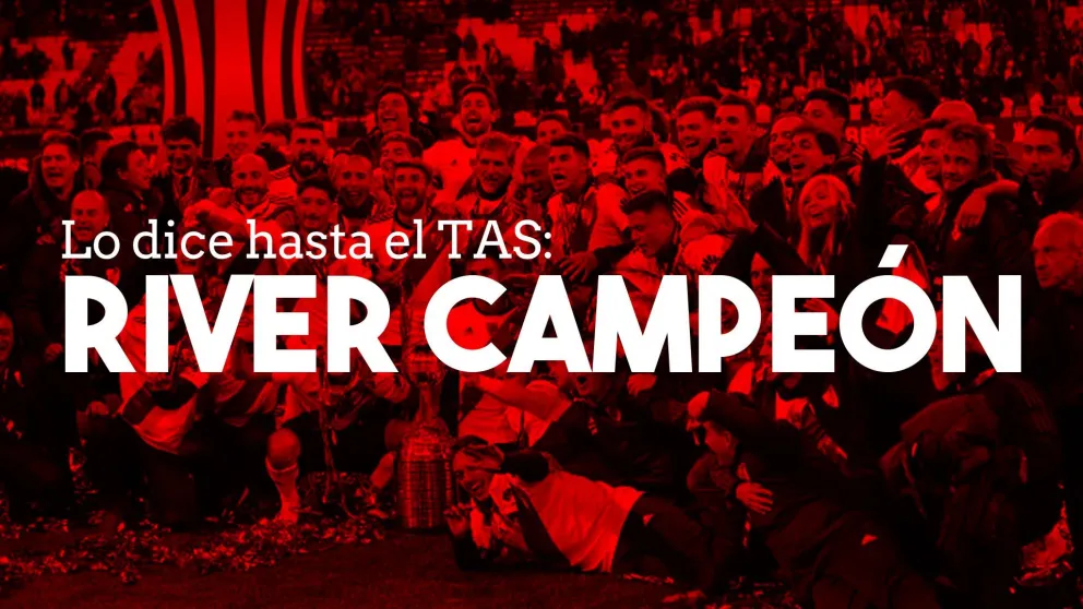 Finalmente, falló el TAS: River es campeón