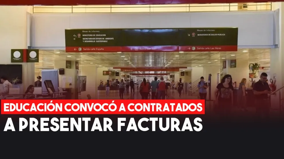 Educación: contratados de servicios generales y personal administrativo deben presentar facturas