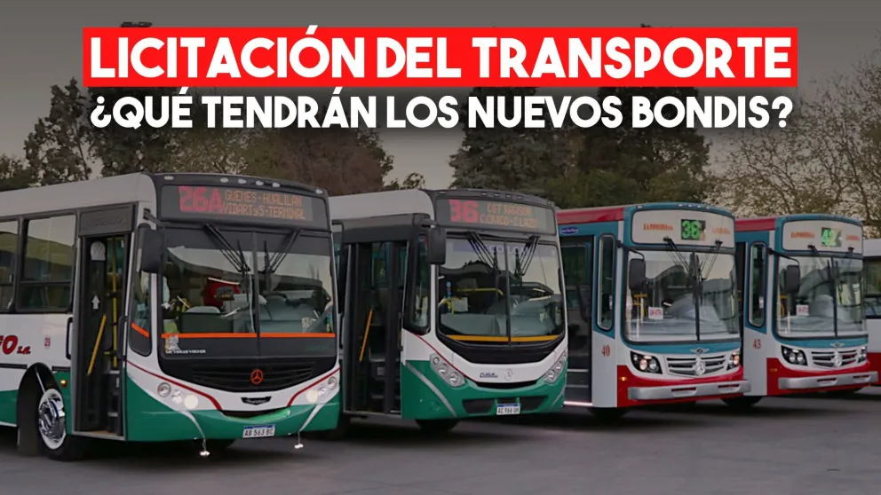 Luego de 15 años, licitarán el transporte público: nuevos recorridos, unidades y condiciones