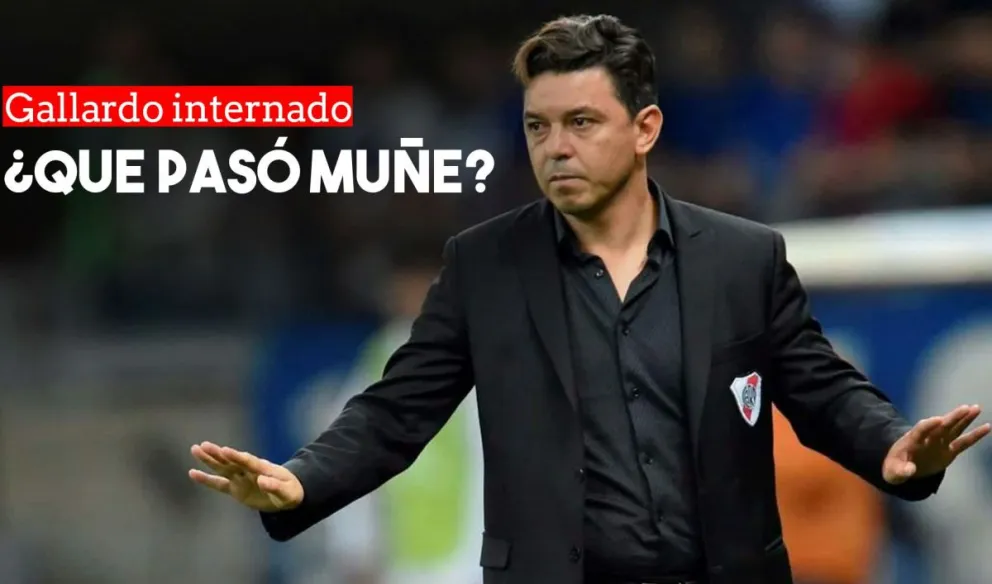 Internaron a Marcelo Gallardo