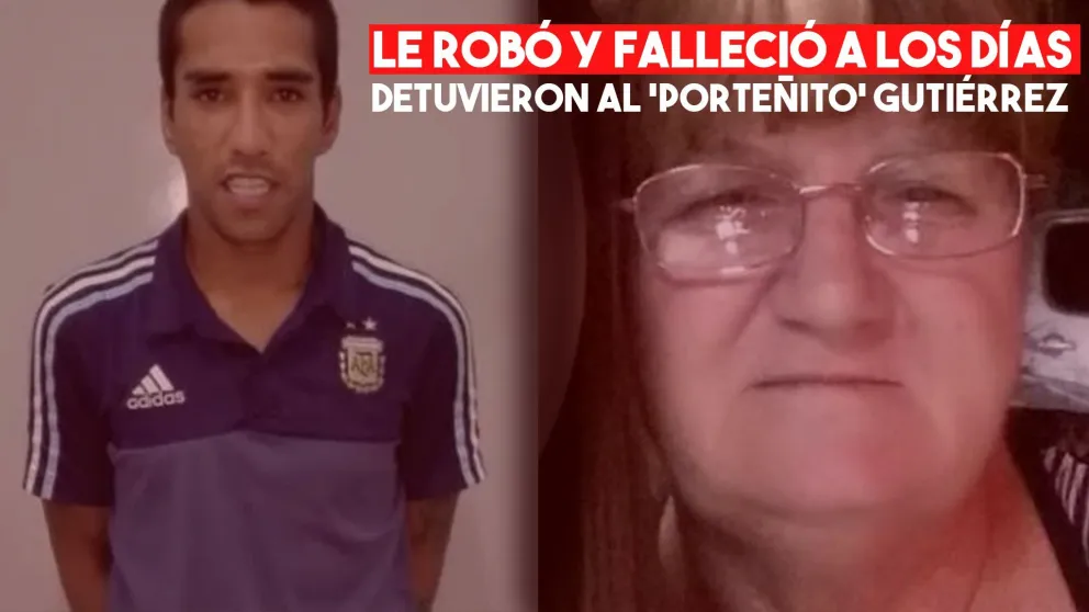 Detuvieron al delincuente que le causó la muerte a una mujer cuando le arrebató la cartera