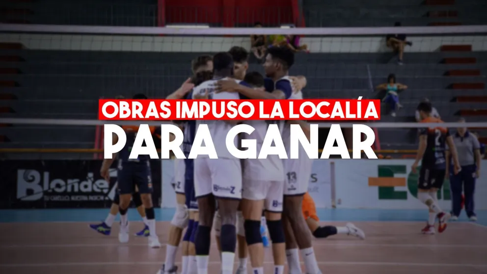 Obras le ganó a Monteros de local y en sets corridos