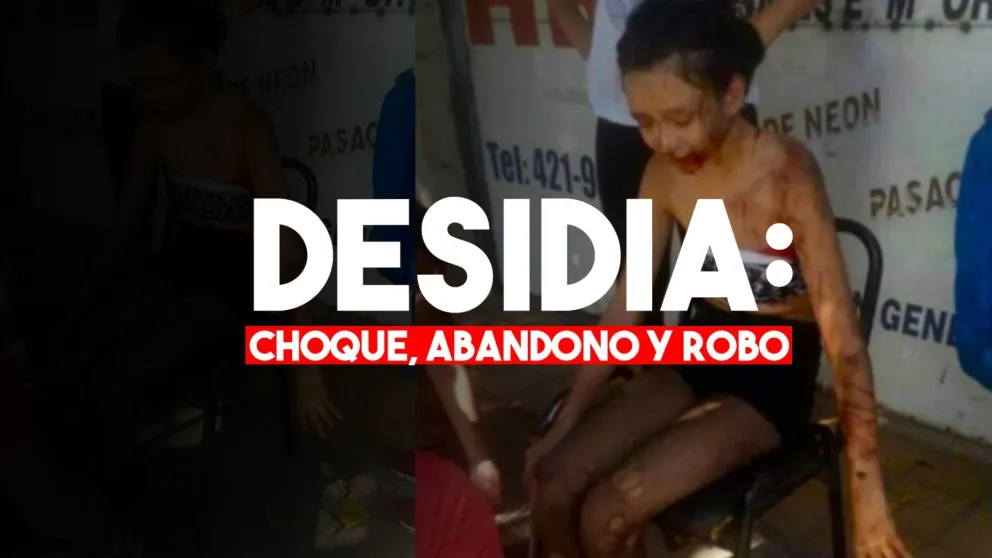 La atropellaron, la abandonaron y le robaron el celular